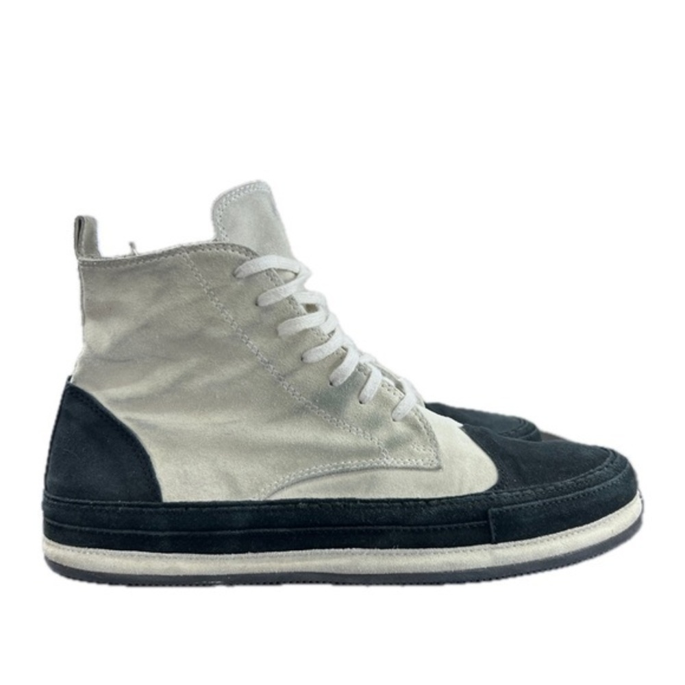 ann demeulemeester Suede High Top Sneakers
